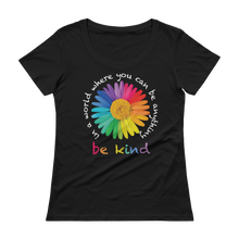 Load image into Gallery viewer, BE KIND....  Scoopneck T-Shirt
