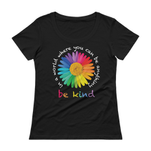 Load image into Gallery viewer, BE KIND.... Scoopneck T-Shirt