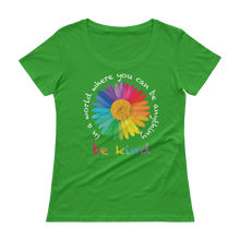 Load image into Gallery viewer, BE KIND....  Scoopneck T-Shirt
