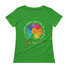 Load image into Gallery viewer, BE KIND.... Scoopneck T-Shirt