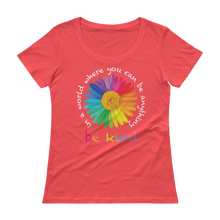 Load image into Gallery viewer, BE KIND.... Scoopneck T-Shirt