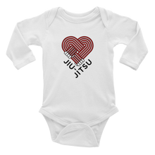 Load image into Gallery viewer, Jiu Jitsu LOVE - Infant Long Sleeve Bodysuit