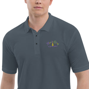 Mardi Gras polo - Classy like my phriends in Shreveport... and Phree Shipping